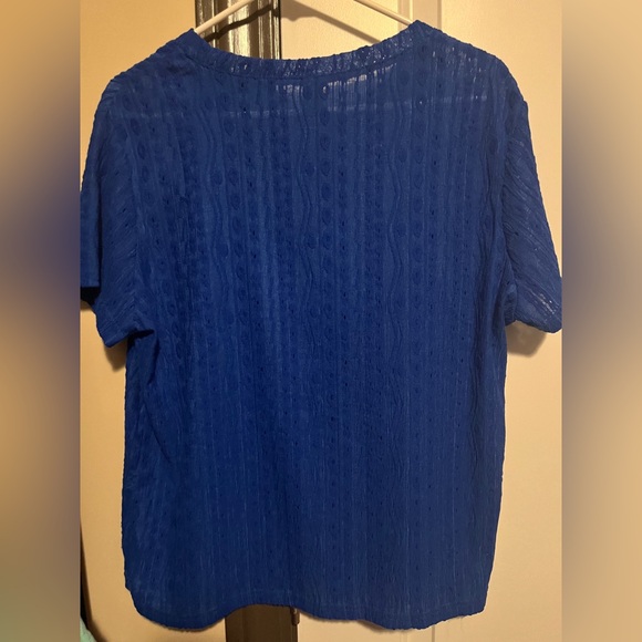 SHEIN Blue Women’s  Blouse - Picture 2 of 2
